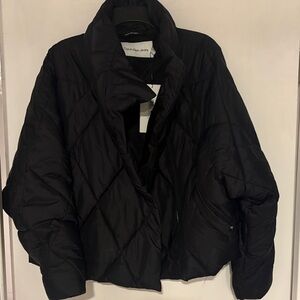Calvin Klein Jeans Black Diamond-Quilt Puffer Jacket